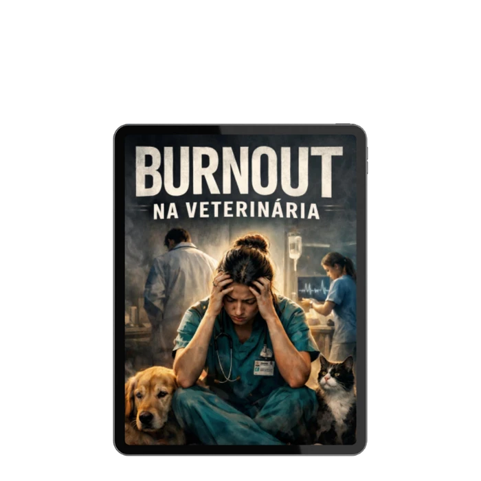 Capa do e-book Burnout na Medicina Veterinária